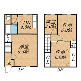 シティプラザ14【102号室】の間取り