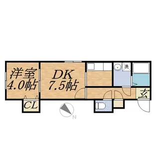 アクアコースト【2階】の間取り