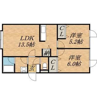 フレンズ I【2階】の間取り