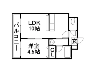 マリオン桑園【2階】の間取り