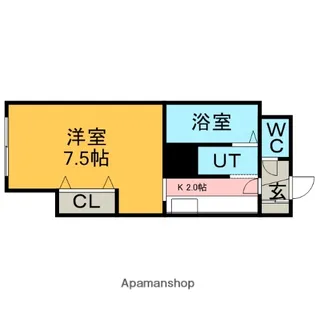 ベルウッド15【305号室】の間取り