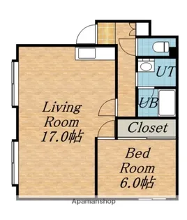 北海道札幌市東区北二十三条東9丁目【マンション】の間取り