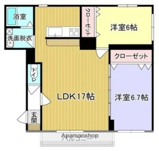 EXCEL PALACE(エクセルパレス)【3階】の間取り