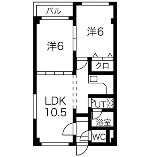 プリンス札幌【2階】の間取り