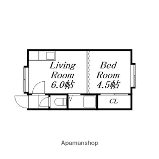 ビルボードN28【206号室】の間取り