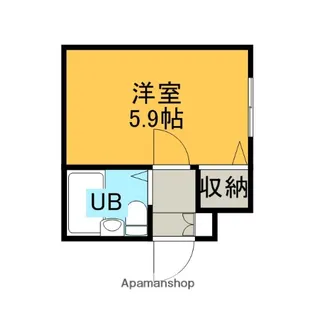 カレッジコート札幌北14条B【7階】の間取り