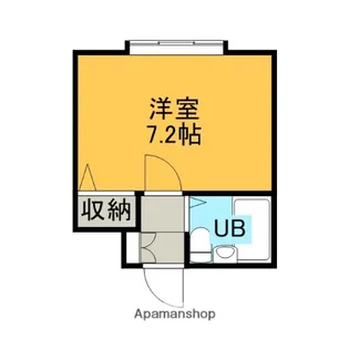 カレッジコート札幌北14条B【2階】の間取り