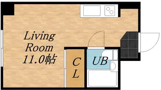 三共ハイツ【707号室】の間取り