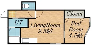 セントニア919B【2階】の間取り