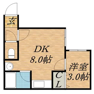 ラメール11【303号室】の間取り