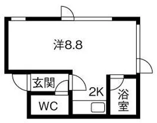 大洋ビバレッジ【2階】の間取り