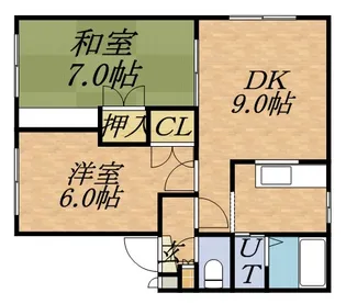 アーバンマンション2【407号室】の間取り