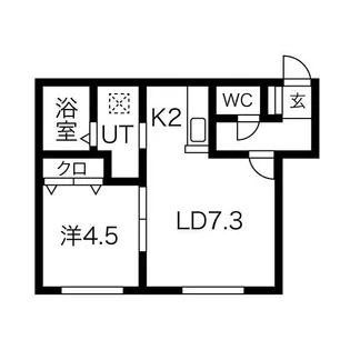 グラチェ【105号室】の間取り