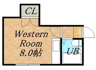 第5青雲荘【110号室】の間取り