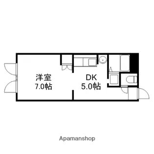 テンテラス【410号室】の間取り