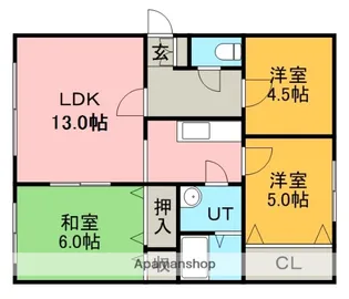 フェリシモヒルズ【2階】の間取り