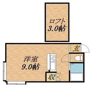 リストワール札幌北【2階】の間取り
