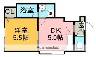ステージN20Ⅱ【205号室】の間取り