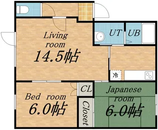 イーストコート【2階】の間取り