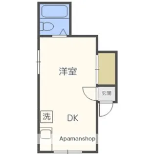 北海道札幌市中央区北六条西26丁目【アパート】の間取り