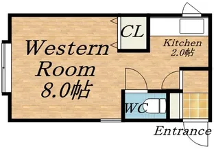 RARA新川【203号室】の間取り