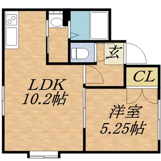 ルミエールN32【201号室】の間取り