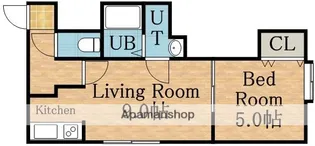クレーゾしのろ【2階】の間取り