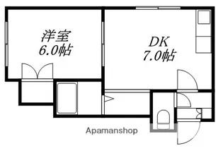 第3パレス日成【102号室】の間取り