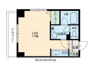 フローレンス北大前【203号室】の間取り