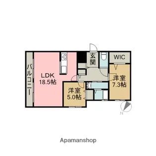 北海道札幌市西区琴似四条2丁目【マンション】の間取り