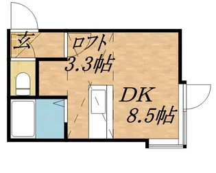 プチメゾンカトレア【202号室】の間取り