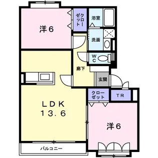 パルコ・ヴィアーレ【3階】の間取り