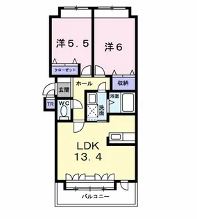 レーヴェ【2階】の間取り