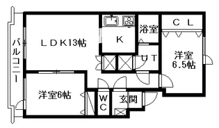 Cosmo Court【00302号室】の間取り