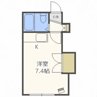 ハイツプレジデント【402号室】の間取り