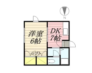 ローヤルハイツN28【203号室】の間取り