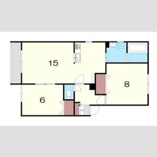ファミーユエザンスⅠ【2階】の間取り