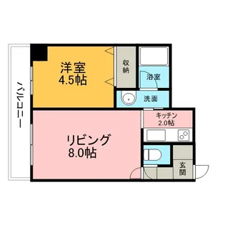 トミイビルNO.40【302号室】の間取り