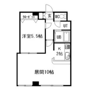 エルフィーネⅢ【00302号室】の間取り