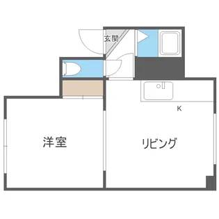 コーポフラワー【7号室】の間取り