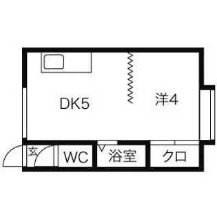 リバーサイドコート【3号室】の間取り