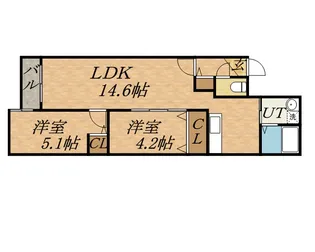 ルピシア麻生【2階】の間取り