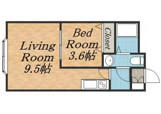 アステリア【3階】の間取り