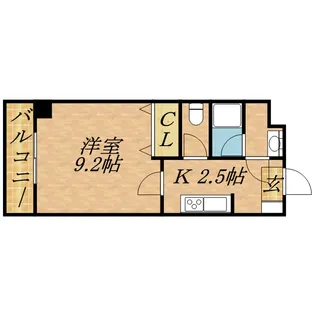 スカイヒルズN15【00805号室】の間取り