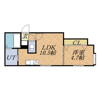 ディオグラシア北大前【2階】の間取り