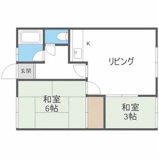 篠田ハイツ【7号室】の間取り