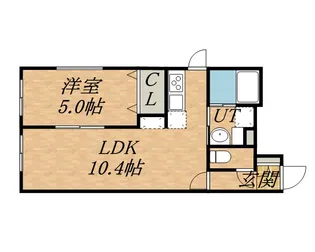 ルミエール新道東【2階】の間取り