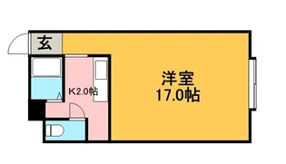 サンシティ札幌【00804号室】の間取り