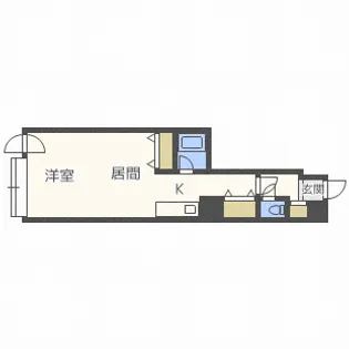 ウイング円山北町【00702号室】の間取り