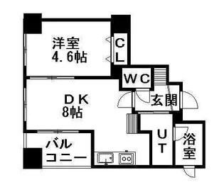 クラッセ円山 WEST【00302号室】の間取り